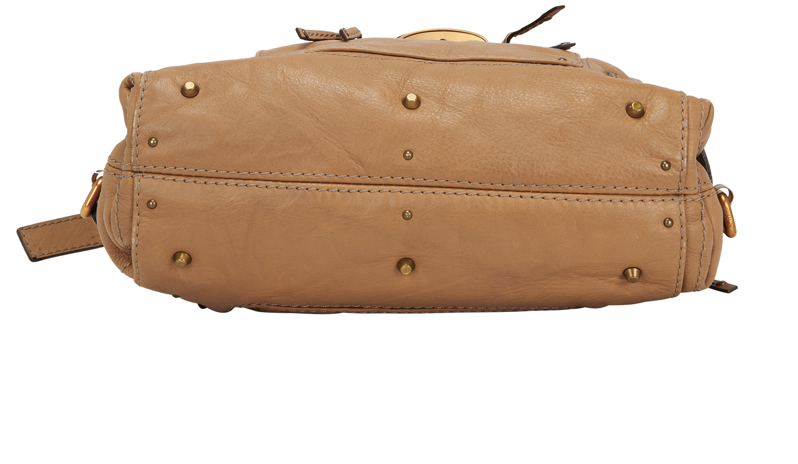 Paddington Shoulder Bag, &pound;260, Handbags, Beige, Leather, Top view